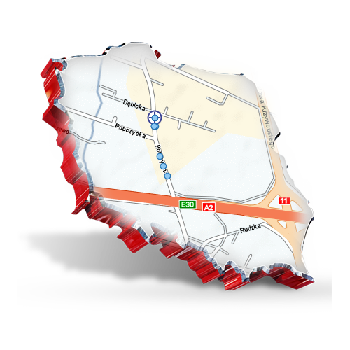 Mapa dojazdu - Poznań